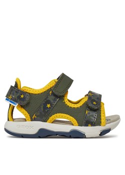 Sandały Geox B Sandal Multy Boy B450FA 014CE C0629 M Khaki ze sklepu eobuwie.pl w kategorii Sandały dziecięce - zdjęcie 171368332