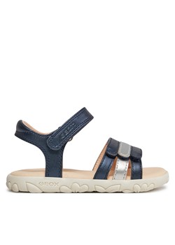 Sandały Geox J Sandal Haiti Girl J458ZD 000NF C0673 M Granatowy ze sklepu eobuwie.pl w kategorii Sandały dziecięce - zdjęcie 171368371