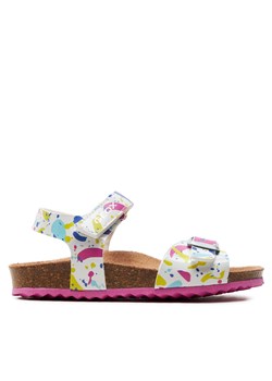 Sandały Geox J Adriel Girl J028MC 000HH C0563 S White/Fuchsia ze sklepu eobuwie.pl w kategorii Sandały dziecięce - zdjęcie 171368540