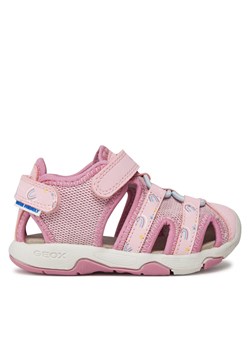 Sandały Geox B Sandal Multy Girl B450DB 0ASCE C8099 M Różowy ze sklepu eobuwie.pl w kategorii Sandały dziecięce - zdjęcie 171368650