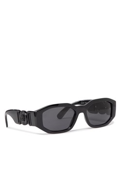 Okulary przeciwsłoneczne Versace 0VE4361 536087 Black/Dark Grey ze sklepu eobuwie.pl w kategorii Okulary przeciwsłoneczne damskie - zdjęcie 171369470