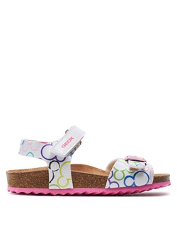 Sandały Geox J Adriel Girl J158MC 000FC C0653 S White/Multicolor ze sklepu eobuwie.pl w kategorii Sandały dziecięce - zdjęcie 171369593