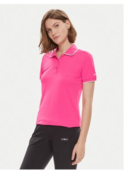 CMP Polo 31T5066 Różowy Regular Fit ze sklepu MODIVO w kategorii Bluzki damskie - zdjęcie 171370292