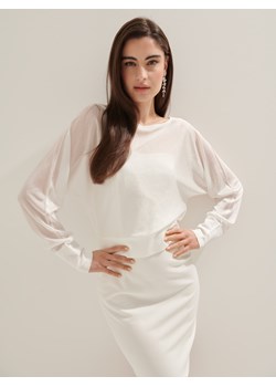 Mohito - Bluzka z wycięciem na plecach - biały ze sklepu Mohito w kategorii Bluzki damskie - zdjęcie 171370634