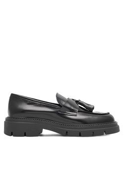 Loafersy Gino Rossi RUBBER-I22 23580AB Czarny ze sklepu eobuwie.pl w kategorii Półbuty damskie - zdjęcie 171371920