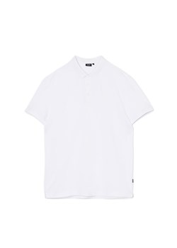 Cropp - Biała koszulka polo - biały ze sklepu Cropp w kategorii T-shirty męskie - zdjęcie 171372604