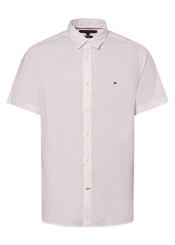 Tommy Hilfiger Koszula męska Mężczyźni Regular Fit Bawełna biały wzorzysty ze sklepu vangraaf w kategorii Koszule męskie - zdjęcie 171374203