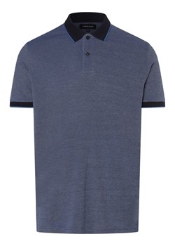 Andrew James Męska koszulka polo Mężczyźni Bawełna indygo wypukły wzór tkaniny ze sklepu vangraaf w kategorii T-shirty męskie - zdjęcie 171374220