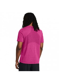 Męska koszulka treningowa Under Armour UA Vanish Seamless SS - różowa ze sklepu Sportstylestory.com w kategorii T-shirty męskie - zdjęcie 171374760
