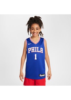 Koszulka dla dużych dzieci (chłopców) Nike Dri-FIT NBA Swingman James Harden Philadelphia 76ers Icon Edition 2022/23 - Niebieski ze sklepu Nike poland w kategorii T-shirty chłopięce - zdjęcie 171374881