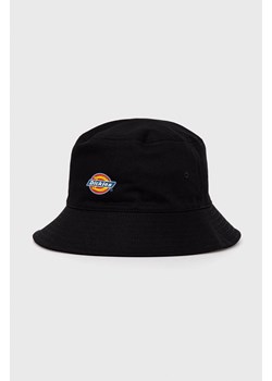 Dickies kapelusz bawełniany kolor czarny bawełniany ze sklepu PRM w kategorii Kapelusze męskie - zdjęcie 171374912