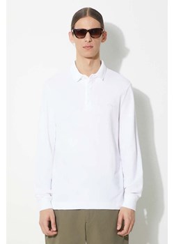 Lacoste longsleeve męski kolor biały gładki PH2481 ze sklepu PRM w kategorii T-shirty męskie - zdjęcie 171374941