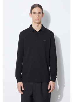 Lacoste longsleeve męski kolor czarny gładki PH2481 ze sklepu PRM w kategorii T-shirty męskie - zdjęcie 171374943