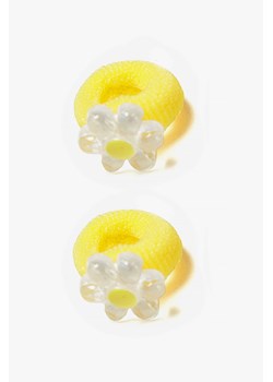 Żółte gumki do włosów - kwiatki - 5.10.15. ze sklepu 5.10.15 w kategorii Ozdoby do włosów dziewczęce - zdjęcie 171375381