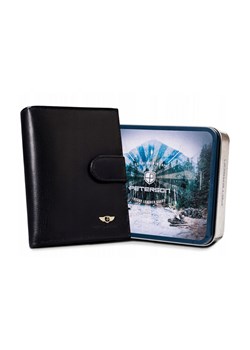 Klasyczny, skórzany portfel męski z zapinką na zatrzask - Peterson ze sklepu 5.10.15 w kategorii Portfele męskie - zdjęcie 171375390