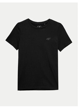 4F T-Shirt 4FJWSS24TTSHM1116 Czarny Regular Fit ze sklepu MODIVO w kategorii T-shirty chłopięce - zdjęcie 171376670