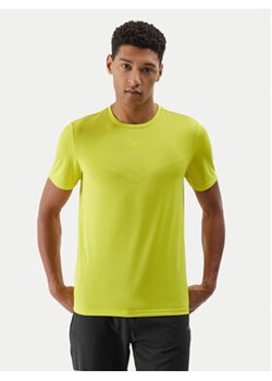4F Koszulka techniczna 4FWSS24TFTSM697 Zielony Regular Fit ze sklepu MODIVO w kategorii T-shirty męskie - zdjęcie 171376692