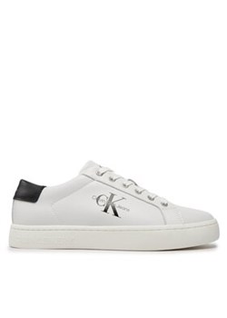 Calvin Klein Jeans Sneakersy Classic Cupsole Laceup Low Lth YM0YM00491 Biały ze sklepu MODIVO w kategorii Trampki męskie - zdjęcie 171376843