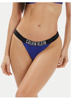 Calvin Klein Swimwear Dół od bikini KW0KW02392 Niebieski ze sklepu MODIVO w kategorii Stroje kąpielowe - zdjęcie 171377070