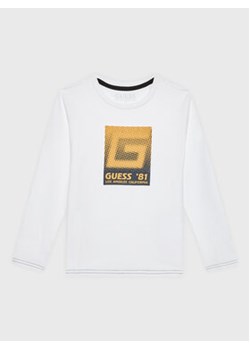 Guess Bluzka N2BI19 I3Z11 Biały Regular Fit ze sklepu MODIVO w kategorii T-shirty chłopięce - zdjęcie 171377293