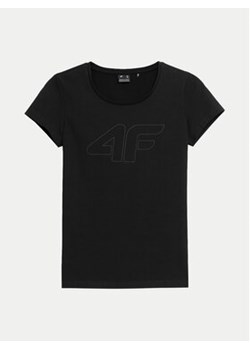 4F T-Shirt 4FWSS24TTSHF1163 Czarny Slim Fit ze sklepu MODIVO w kategorii Bluzki damskie - zdjęcie 171377421