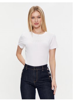 Guess T-Shirt Skylar V4GI09 J1314 Biały Slim Fit ze sklepu MODIVO w kategorii Bluzki damskie - zdjęcie 171377944