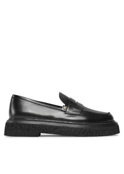 Max Mara Loafersy Crepeloafer 23452619336 Czarny ze sklepu MODIVO w kategorii Mokasyny damskie - zdjęcie 171378053