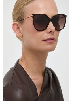 Carolina Herrera okulary przeciwsłoneczne damskie kolor brązowy ze sklepu ANSWEAR.com w kategorii Okulary przeciwsłoneczne damskie - zdjęcie 171379183