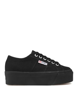 Tenisówki Superga 2790 Cotw Linea Up And Down S9111LW Full Black 996 ze sklepu eobuwie.pl w kategorii Trampki damskie - zdjęcie 171379464