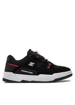 Sneakersy DC Construct ADYS100822 Black/Hot Coral KHO ze sklepu eobuwie.pl w kategorii Buty sportowe męskie - zdjęcie 171379800