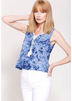 Niebieska Bluzka  Blond Venus ze sklepu Renee odzież w kategorii Bluzki damskie - zdjęcie 171379883