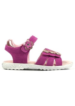 Richter Shoes Skórzane sandały w kolorze fioletowym ze sklepu Limango Polska w kategorii Sandały dziecięce - zdjęcie 171382071