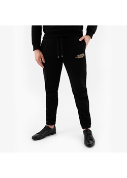Czarne Dresowe Spodnie Męskie Relaks ze sklepu Wojas w kategorii Spodnie męskie - zdjęcie 171389172