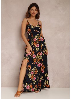 Granatowa Sukienka Chenelena ze sklepu Renee odzież w kategorii Sukienki - zdjęcie 171396121