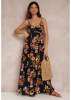 Granatowa Sukienka Chenelena ze sklepu Renee odzież w kategorii Sukienki - zdjęcie 171396122