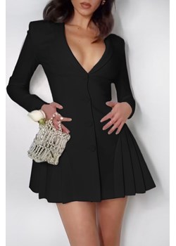 Sukienka - marynarka FORPENZA BLACK ze sklepu Ivet Shop w kategorii Sukienki - zdjęcie 171396580