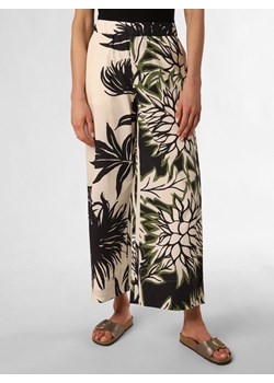 MAX&Co. Spodnie - Lauto Kobiety Bawełna piaskowy wzorzysty ze sklepu vangraaf w kategorii Spodnie damskie - zdjęcie 171398140