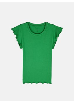 GATE Elastyczny T-shirt z falbankami 34 ze sklepu gateshop w kategorii Bluzki damskie - zdjęcie 171398494