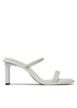 Calvin Klein Klapki Padded Curved Stil Slide 70 HW0HW01992 Biały ze sklepu MODIVO w kategorii Klapki damskie - zdjęcie 171400204