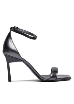 Calvin Klein Sandały Geo Stil Square Sandal 90-Pearl HW0HW01993 Czarny ze sklepu MODIVO w kategorii Sandały damskie - zdjęcie 171400250