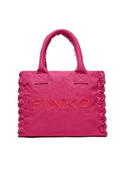 Pinko Torebka Beach Shopping PE 24 PLTT 100782 A1WQ Różowy ze sklepu MODIVO w kategorii Kuferki - zdjęcie 171400292