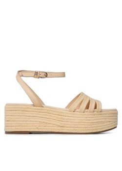 Tommy Hilfiger Espadryle Essenital Flatform Sandal FW0FW07161 Żółty ze sklepu MODIVO w kategorii Espadryle damskie - zdjęcie 171400531