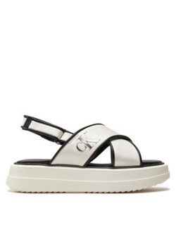 Calvin Klein Jeans Sandały Platform Sandal V3A2-80831-1688 M Biały ze sklepu MODIVO w kategorii Sandały dziecięce - zdjęcie 171400984