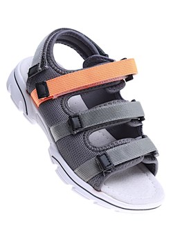 Szare sandały chłopięce na rzepy /E1-3 16018  T187/ ze sklepu Pantofelek24.pl w kategorii Sandały dziecięce - zdjęcie 171402024