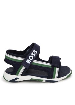 Sandały Boss J50877 S Granatowy ze sklepu eobuwie.pl w kategorii Sandały dziecięce - zdjęcie 171402243