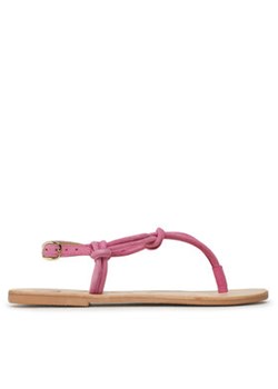 Manebi Sandały Suede Leather Sandals V 1.8 Y0 Różowy ze sklepu MODIVO w kategorii Sandały damskie - zdjęcie 171404082