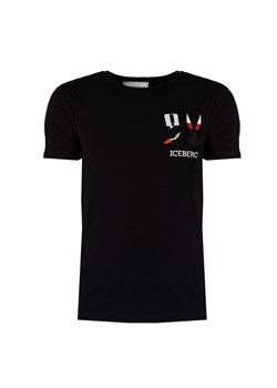Iceberg T-Shirt "Bugs" | F0106301 | Mężczyzna | Czarny ze sklepu ubierzsie.com w kategorii T-shirty męskie - zdjęcie 171404511