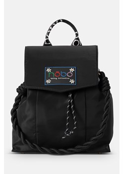 Tekstylny plecak NOBO Daisy czarny ze sklepu NOBOBAGS.COM w kategorii Plecaki - zdjęcie 171405252