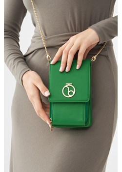 Zielona mała torebka na telefon NOBO z łańcuszkiem ze sklepu NOBOBAGS.COM w kategorii Listonoszki - zdjęcie 171405554