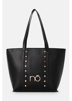 Czarna shopperka NOBO z metalowymi nitami ze sklepu NOBOBAGS.COM w kategorii Torby Shopper bag - zdjęcie 171405683